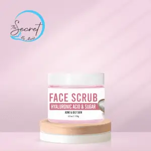 FACIAL SCRUB - Hyaluronic Acid & Sugar (Sensitive Skin)