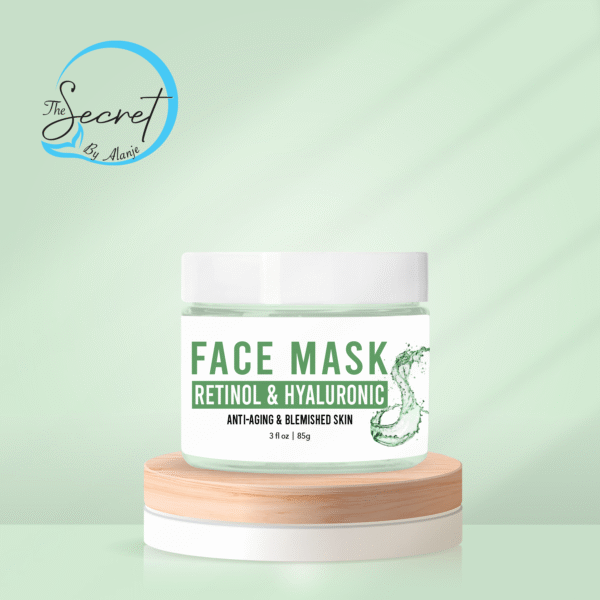 FACE MASK - Retinol & Hyaluronic Acid (Anti-Aging & Blemished Skin)
