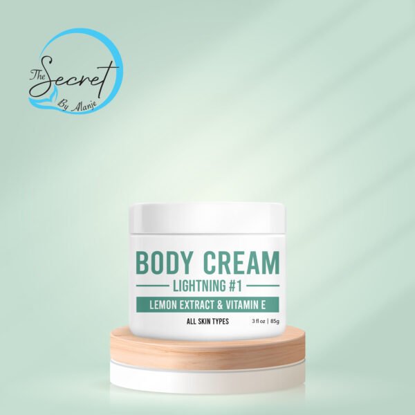 BODY CREAM #1 -  (Lightning) Lemon Extract & Vitamin E